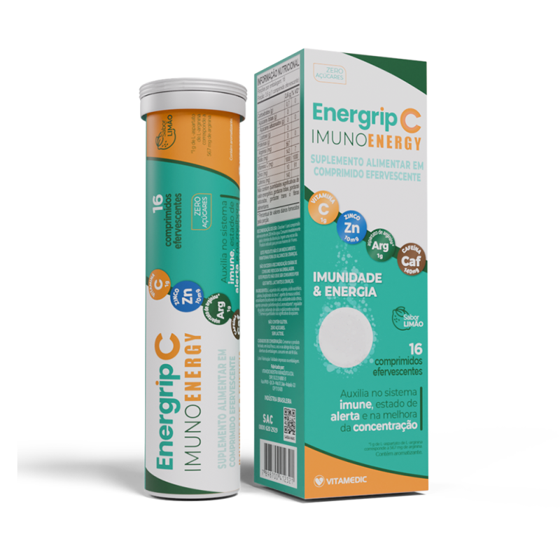 ENERGRIP C IMUNO ENERGY 16 COMPRIMIDOS EFERVESCENTES