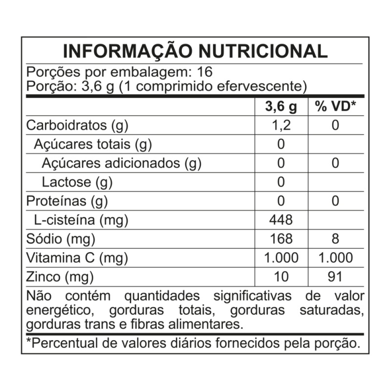 FIZZ UP FLUIPOWER - Vitamina C + NAC + Zinco  -16 COMP EFERVESCENTES