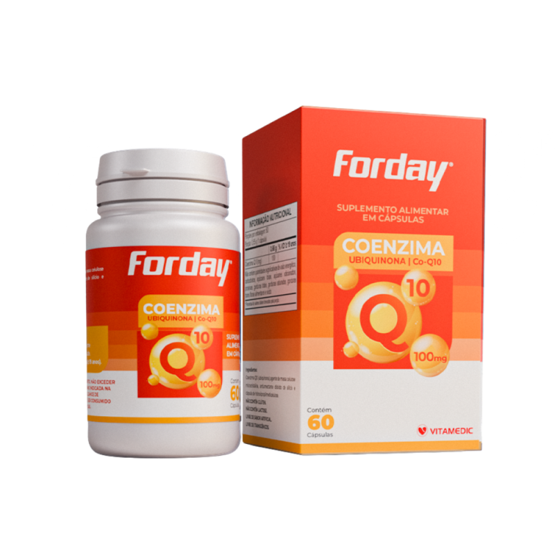 Forday - Coenzima Q10 100mg - 60 capsulas