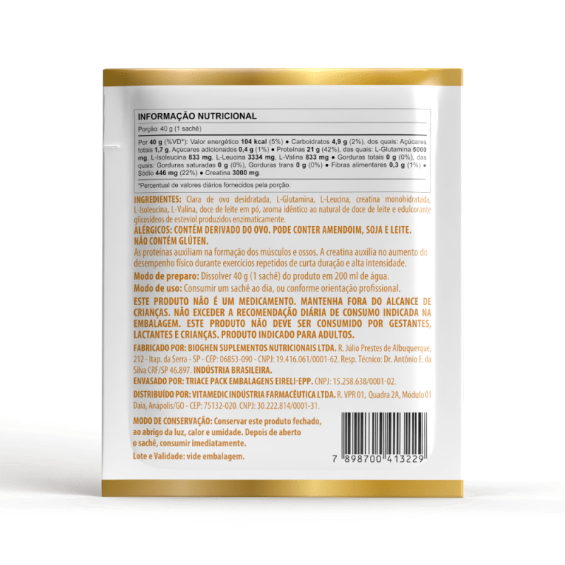 MUSCLE PACK EGG PROTEIN DULCE DE LECHE DISPLAY C/10 MONODOSES MUSCLE PACK EGG PROTEIN DULCE DE LECHE DISPLAY C/10 MONODOSES