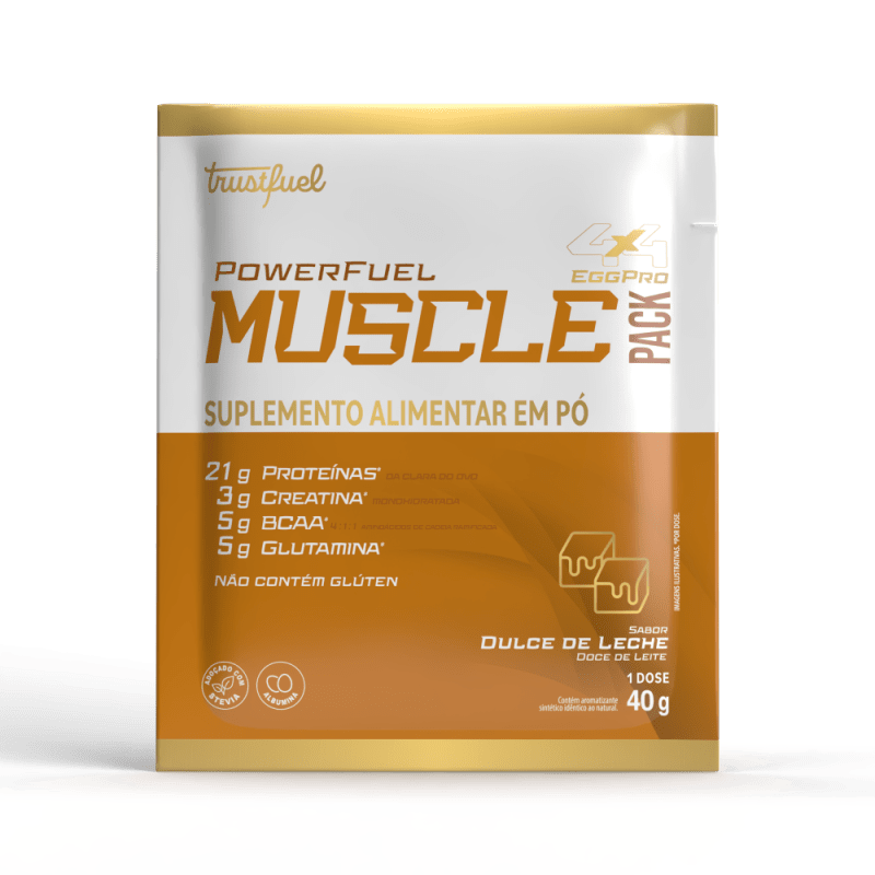 MUSCLE PACK EGG PROTEIN DULCE DE LECHE DISPLAY C/10 MONODOSES MUSCLE PACK EGG PROTEIN DULCE DE LECHE DISPLAY C/10 MONODOSES