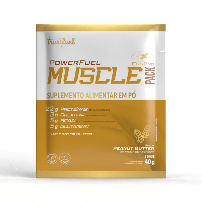 MUSCLE PACK EGG PROTEIN PEANUT BUTTER DISPLAY C/10 MONODOSES MUSCLE PACK EGG PROTEIN PEANUT BUTTER DISPLAY C/10 MONODOSES