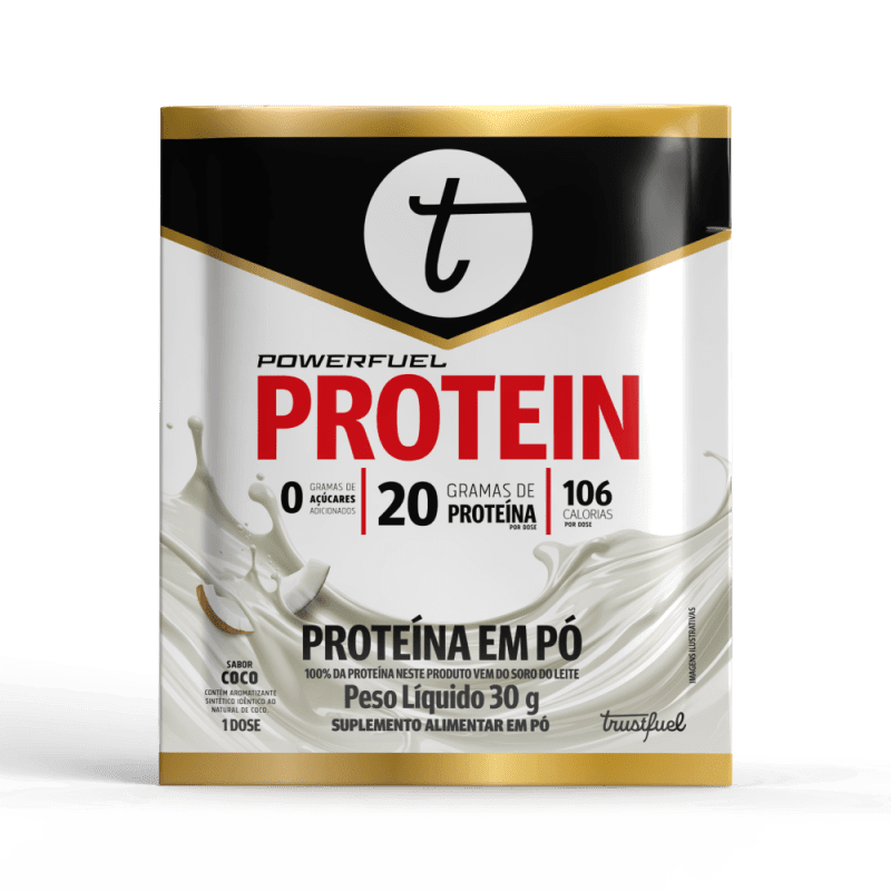 WHEY PROTEIN - POWERFUEL PROTEIN COCONUT - C/10 MONODOSES WHEY PROTEIN - POWERFUEL PROTEIN COCONUT - C/10 MONODOSES