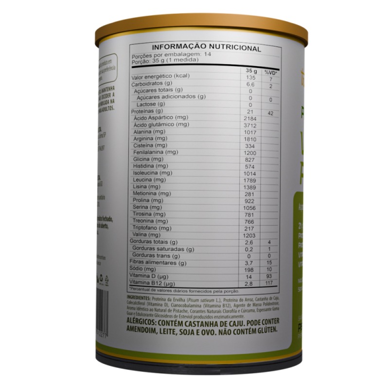PROGRASS VEGAN PROTEIN - PISTACHIO 490G - Sabor Pistache PROGRASS VEGAN PROTEIN - PISTACHIO 490G - Sabor Pistache
