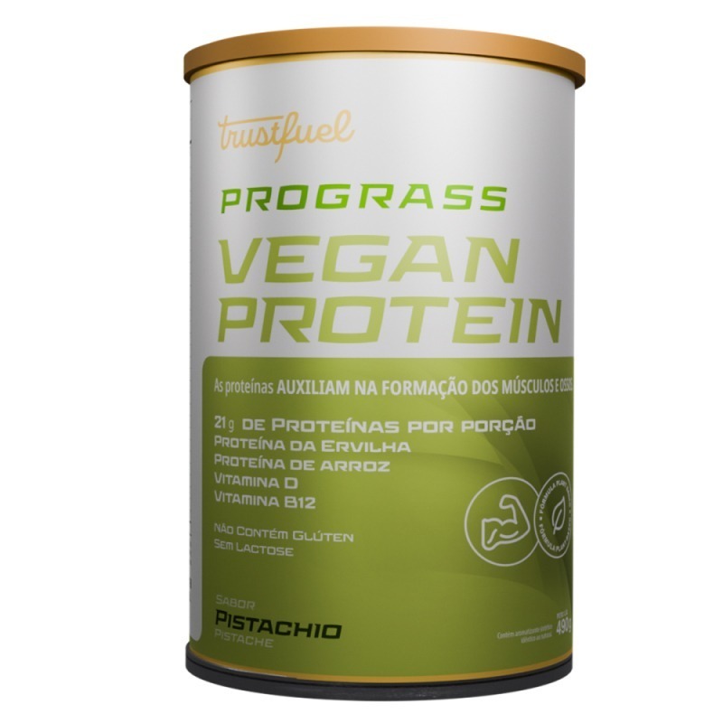 PROGRASS VEGAN PROTEIN - PISTACHIO 490G - Sabor Pistache PROGRASS VEGAN PROTEIN - PISTACHIO 490G - Sabor Pistache