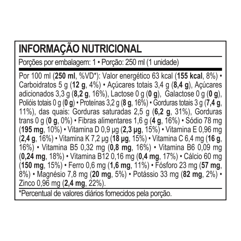 SHAKE KIDS GROWTH  - VIDA VEG + TRUSTFUEL - CHOCOLATE 250ML