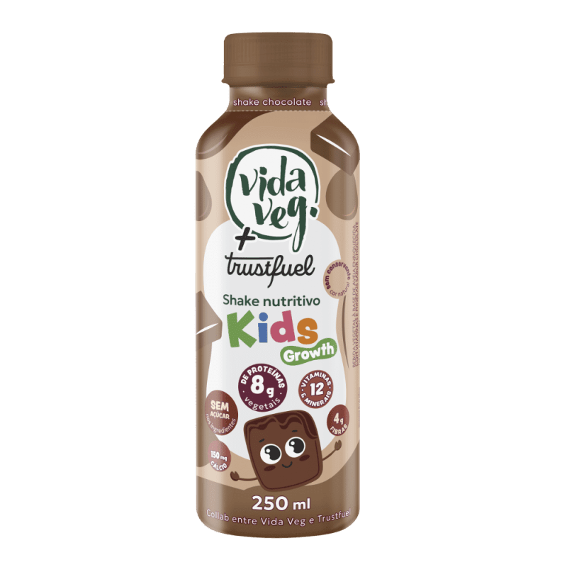 SHAKE KIDS GROWTH  - VIDA VEG + TRUSTFUEL - CHOCOLATE 250ML