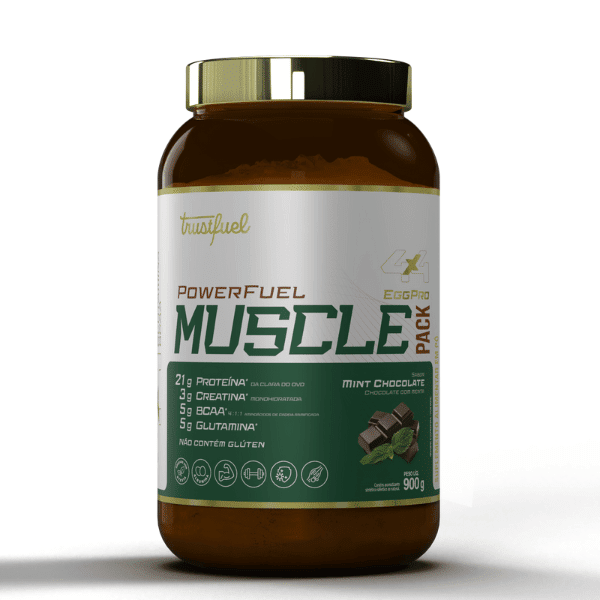 MUSCLE PACK EGG PROTEIN + ASSOCIAÇÕES  - CHOCOLATE MINT
