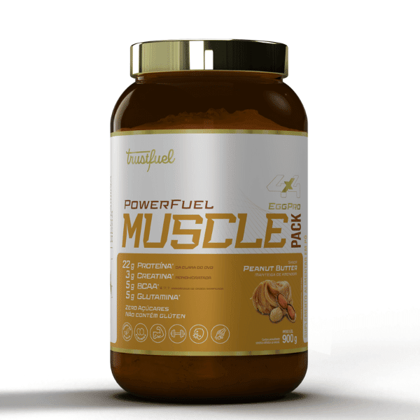 MUSCLE PACK EGG PROTEIN + ASSOCIAÇÕES - PEANUT BUTTER MUSCLE PACK EGG PROTEIN + ASSOCIAÇÕES - PEANUT BUTTER