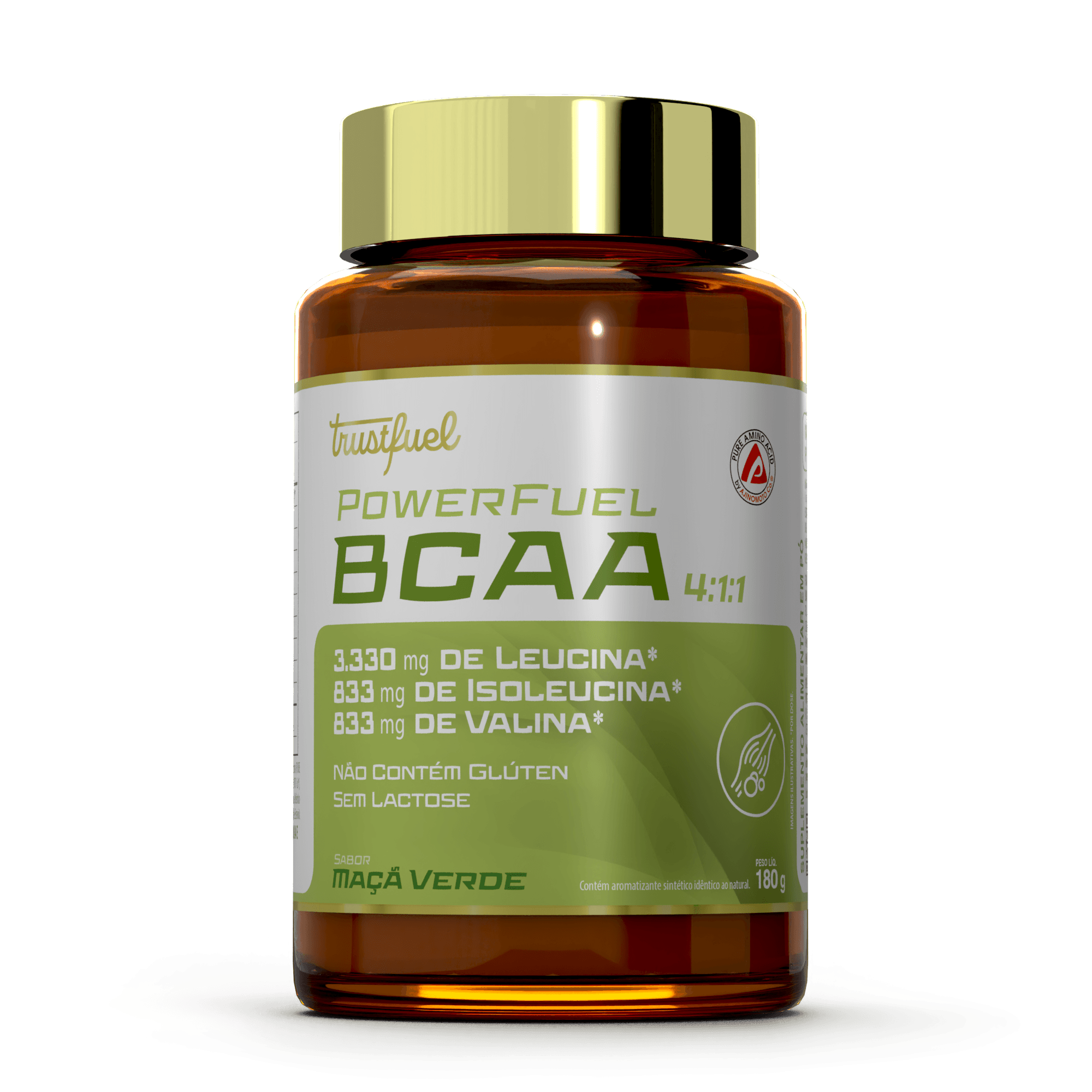 POWERFUEL BCAA - GREEN APPLE - 180G