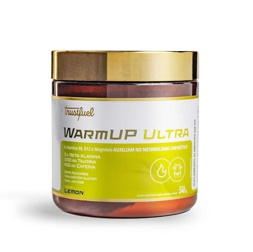 WARM UP ULTRA - PRÉ-TREINO & METABOLISMO - LEMON - 240G