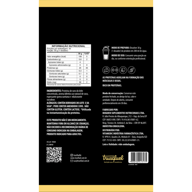 WHEY PROTEIN - POWERFUEL PROTEIN COCONUT 900G
