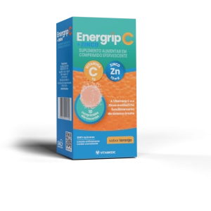 ENERGRIP C + ZINCO COM 10 COMPRIMIDOS EFERVESCENTES