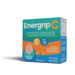 ENERGRIP C + ZINCO COM 30 COMPRIMIDOS EFERVESCENTES