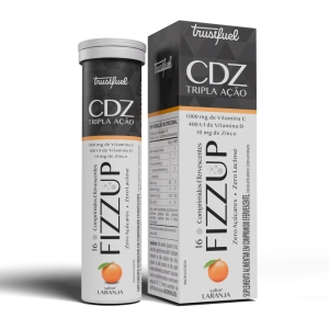 FIZZ UP CDZ - Vitaminas C, D e Zinco  - 16 COMP EFERVESCENTES