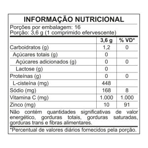 FIZZ UP FLUIPOWER - Vitamina C + NAC + Zinco  -16 COMP EFERVESCENTES