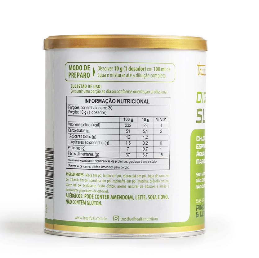 DIGESTOX PROBIÓTICO AUXILIAR DO SISTEMA DIGESTÓRIO - Sabor Abacaxi & Limão
