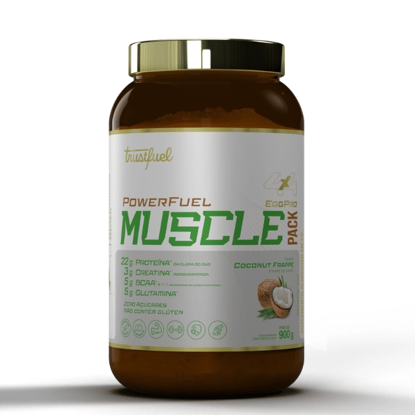 MUSCLE PACK EGG PROTEIN + ASSOCIAÇÕES  - COCONUT FRAPPE