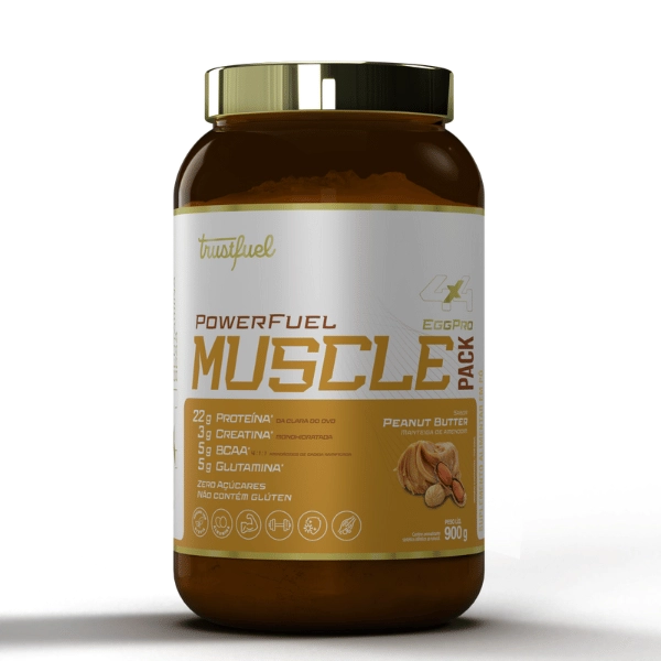 MUSCLE PACK EGG PROTEIN + ASSOCIAÇÕES - PEANUT BUTTER MUSCLE PACK EGG PROTEIN + ASSOCIAÇÕES - PEANUT BUTTER
