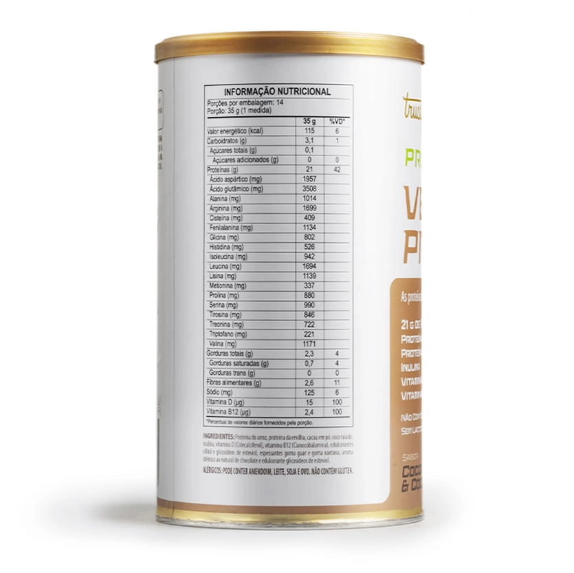 PROGRASS VEGAN PROTEIN - COCOA & COCONUT - 490G PROGRASS VEGAN PROTEIN - COCOA & COCONUT - 490G