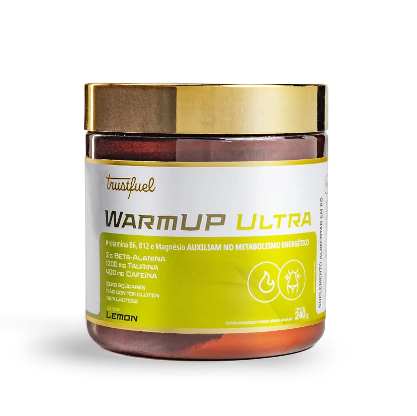 WARM UP ULTRA - PRÉ-TREINO & METABOLISMO - LEMON - 240G WARM UP ULTRA - PRÉ-TREINO & METABOLISMO - LEMON - 240G